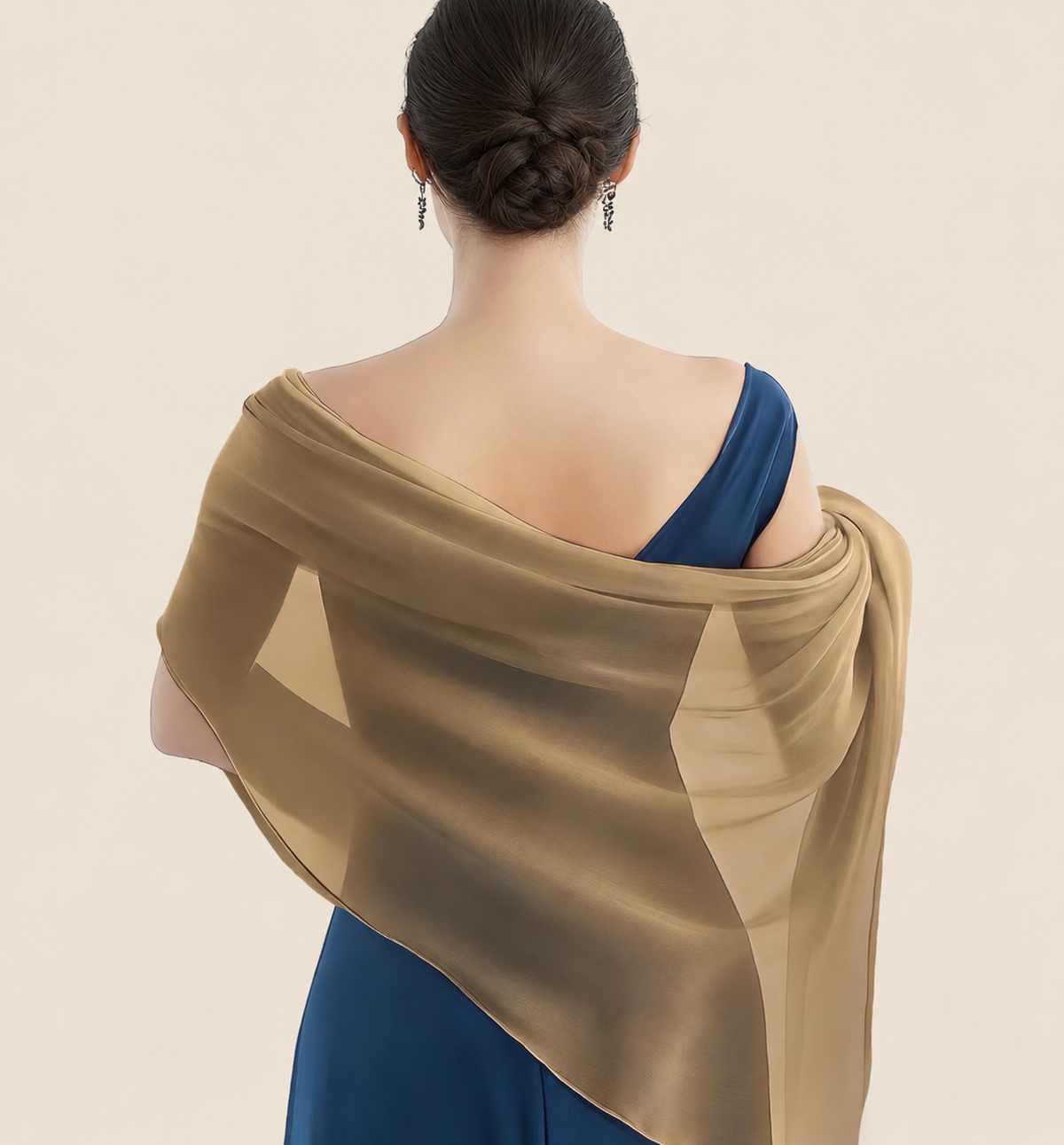 Graceful Coverage Sheer Shawl