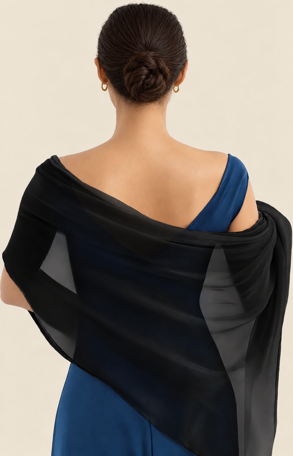 Graceful Coverage Sheer Shawl