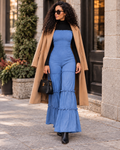 Harbor Boheme Strapless Jumpsuit
