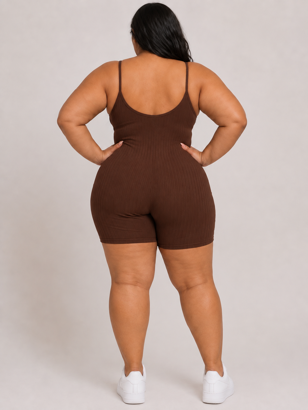 Amaya Ribbed Romper | Plus