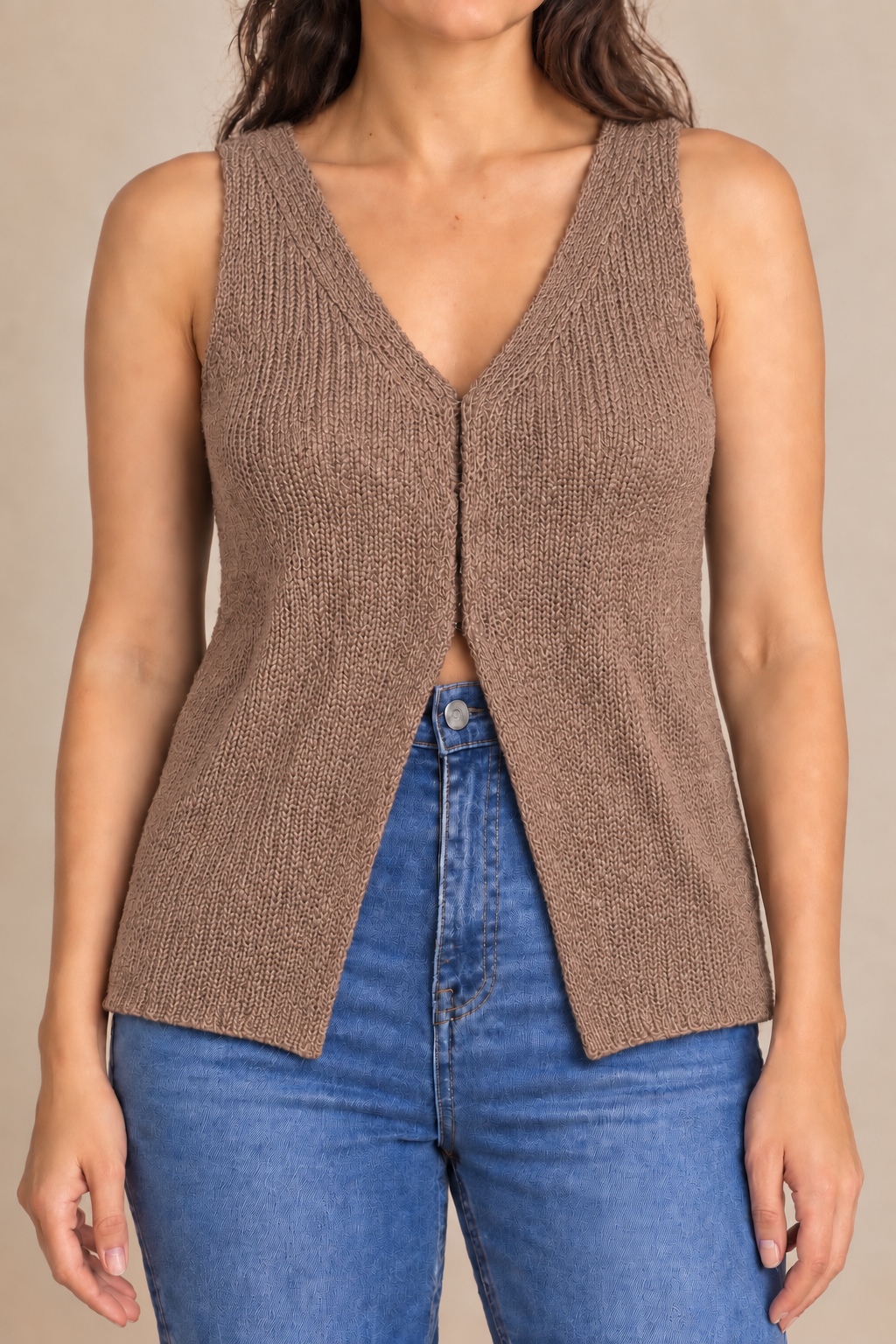 Bayside Open-Knit Sweater Vest