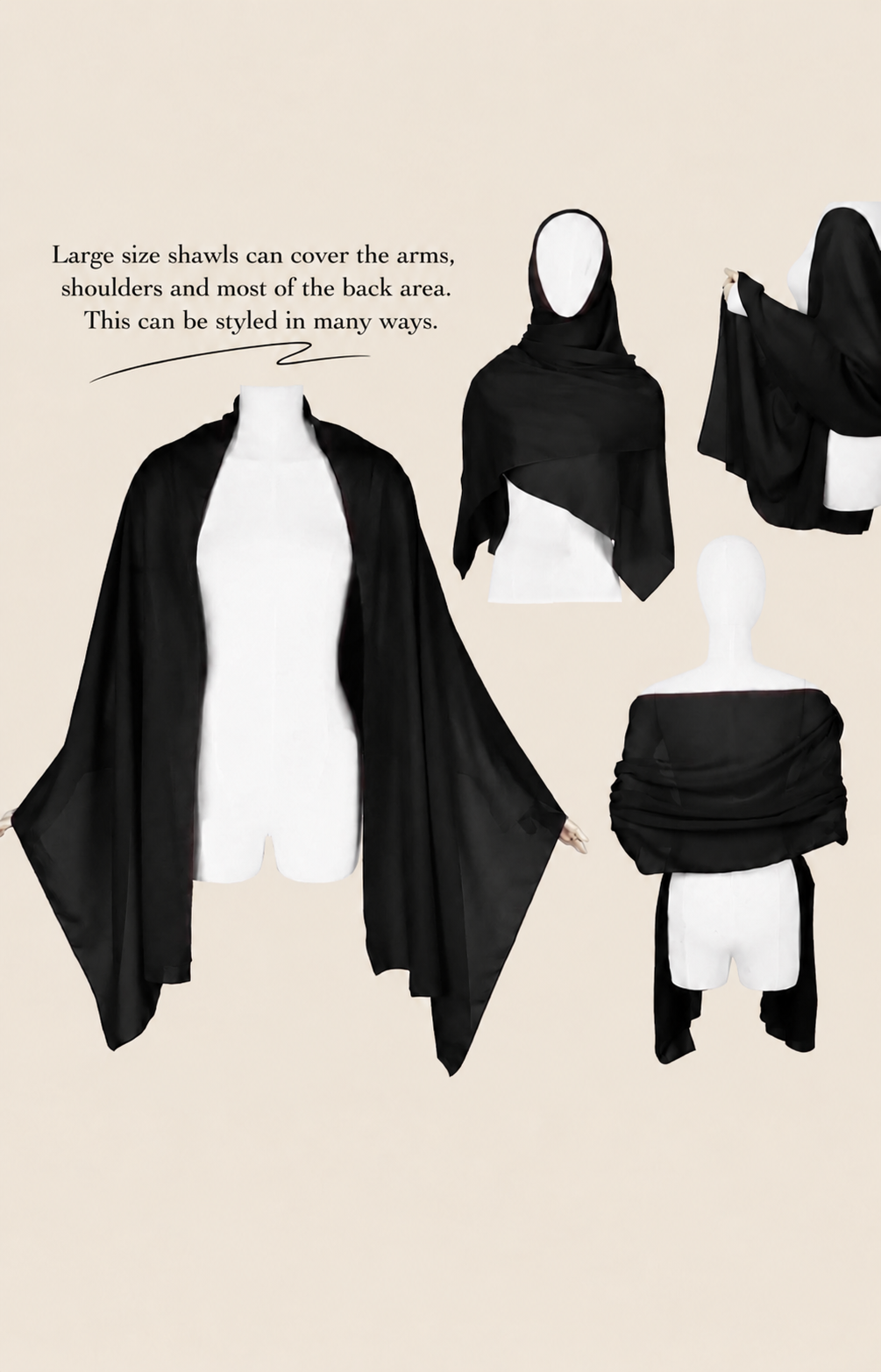 Graceful Coverage Sheer Shawl
