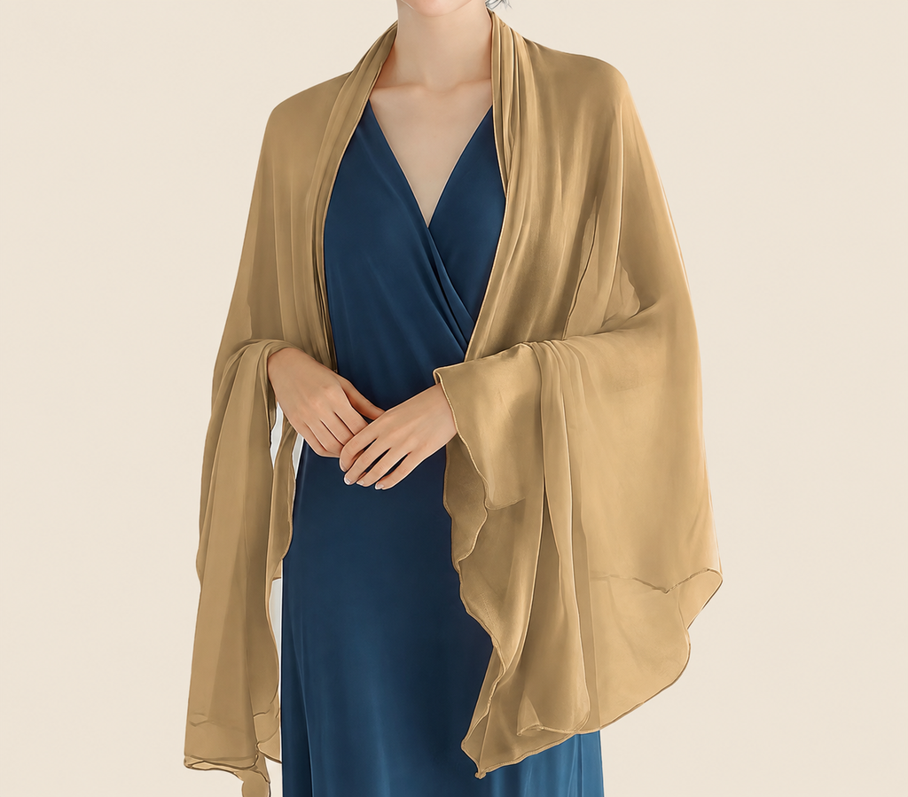 Graceful Coverage Sheer Shawl