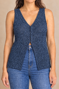 Bayside Open-Knit Sweater Vest